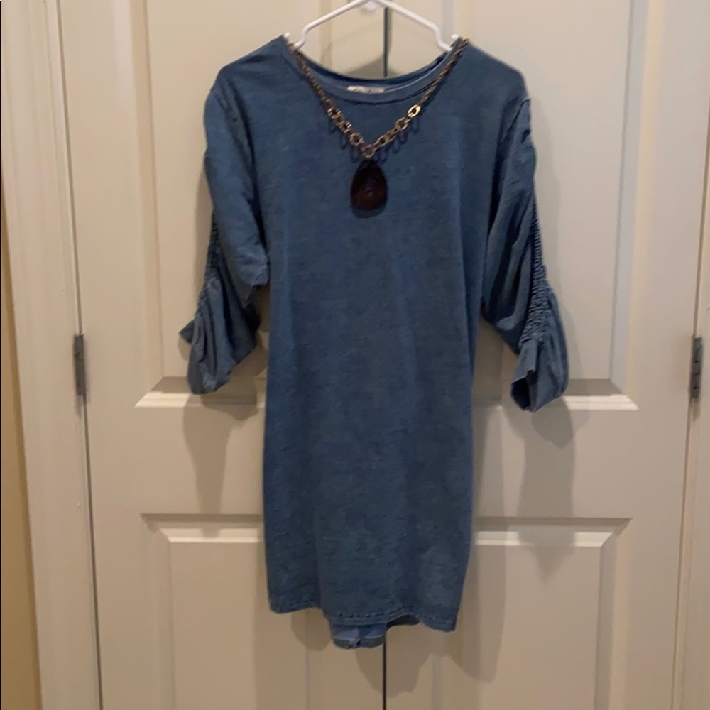 Denim-look Dress